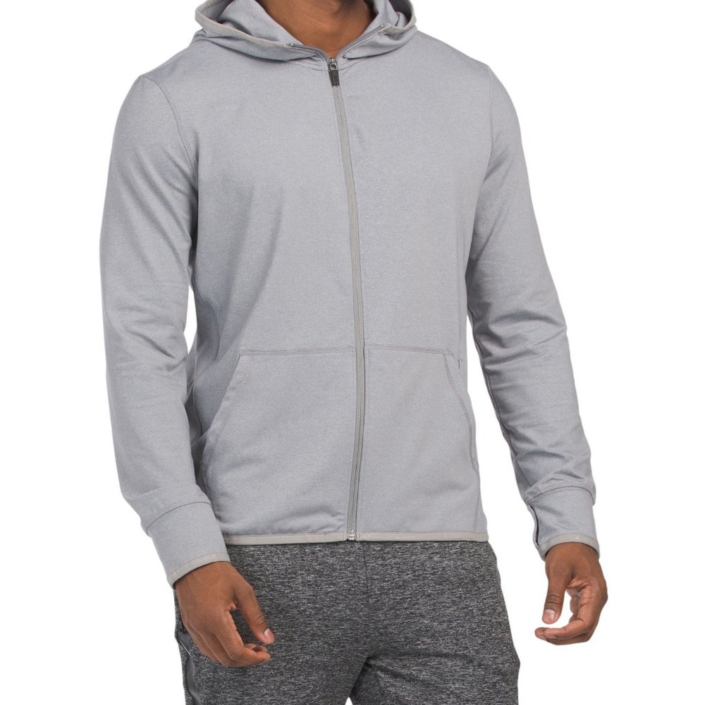 FOURLAPS Recycled Equip XL Hooded Jacket‎ Full Zip Grey